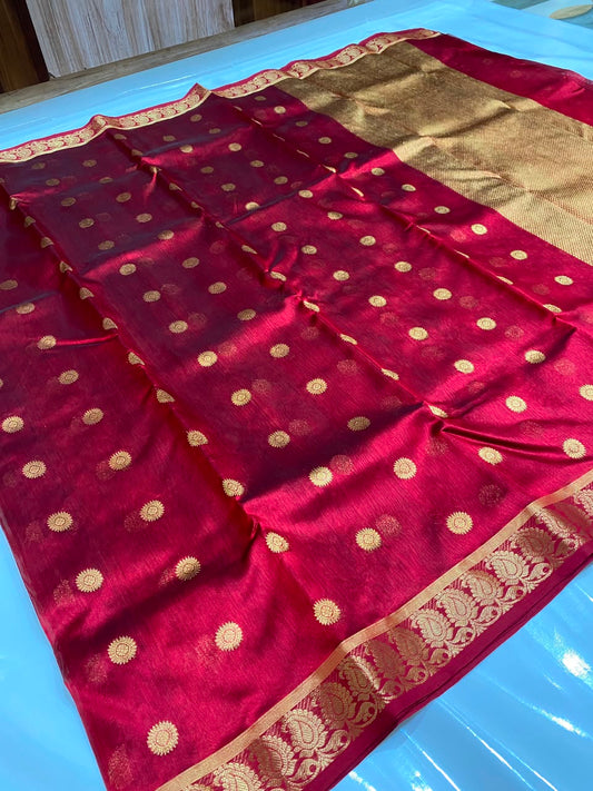 Royal pattu 1 naal  Chanderi Silk Saree